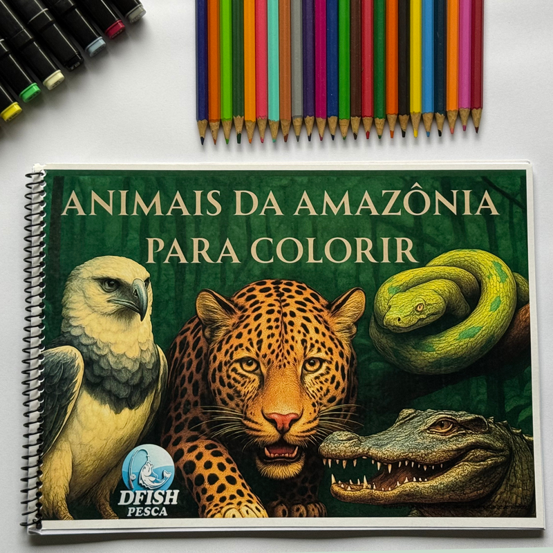 ANIMAIS DA AMAZÔNIA PARA COLORIR – EDIÇÃO ESPECIAL