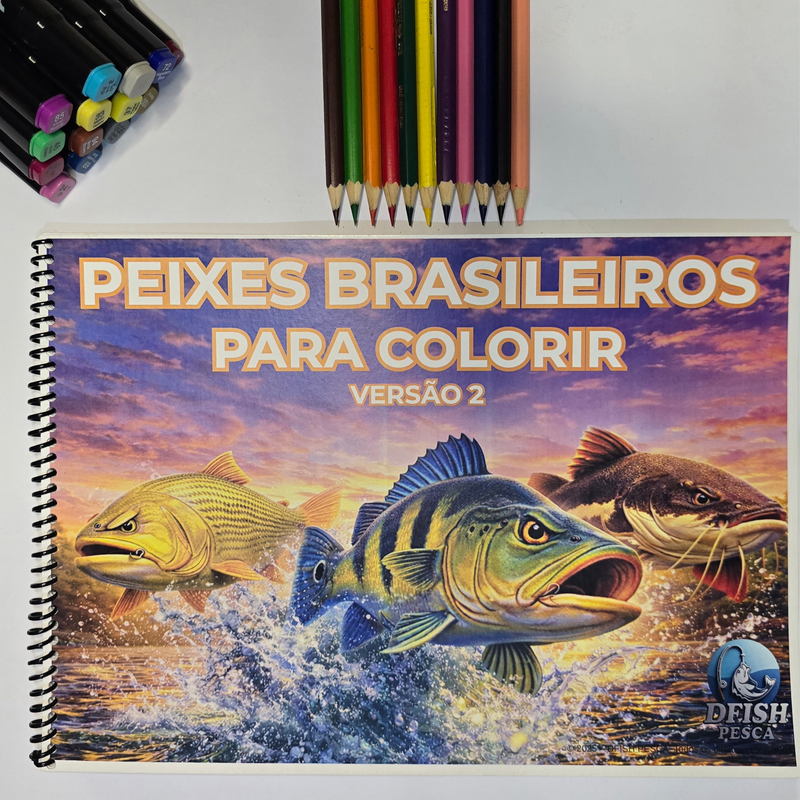 Peixes Brasileiros para Colorir - Versão 2