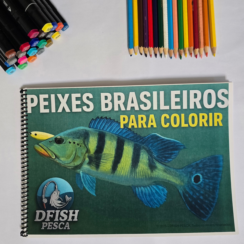 Peixes Brasileiros A4 - Capa dura