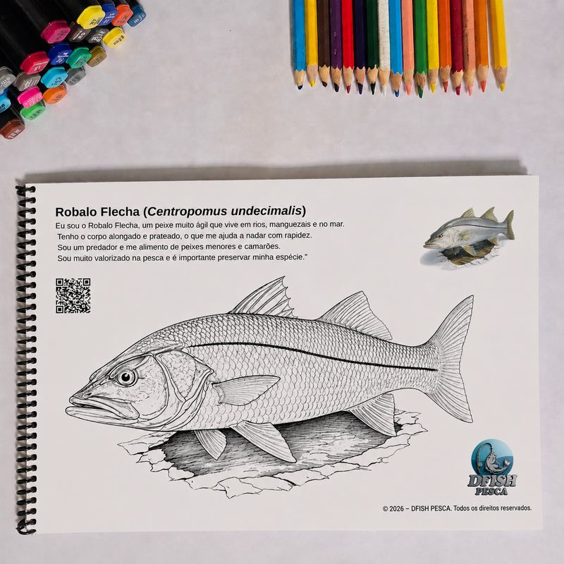 PEIXES DO MAR VERSÃO 2 - COM QR CODE